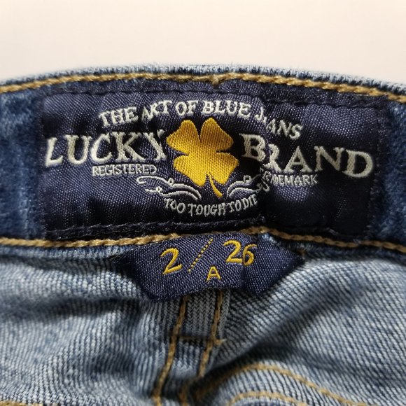 Lucky Brand shorts 2/26 Sweet Straight DIY cutoff frayed hem denim jean distress - Picture 14 of 15